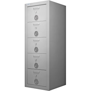 Armoire forte à tiroirs CLASS PROTECT 5 tiroirs Serrure à clés
