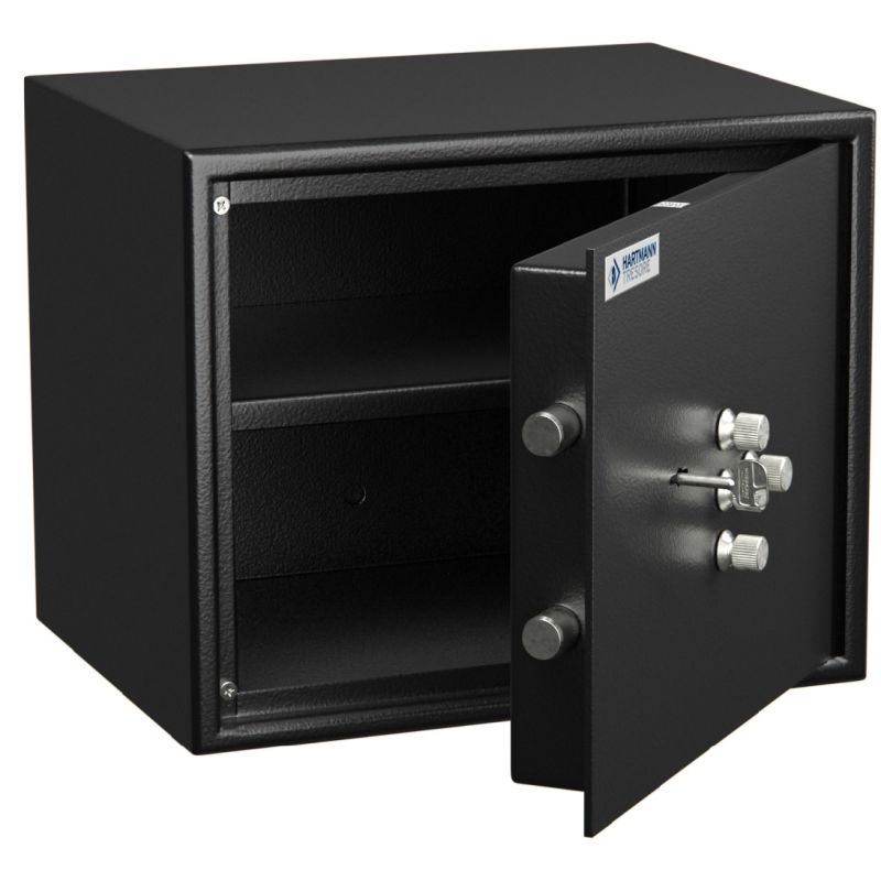 Coffre-fort Portable Master Lock X031ML - Noir, à Clé - Dimensions 29x26,4x16,7 Cm - En Acier