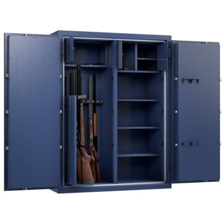 Coffre-fort 17 armes et Munitions - Serrure à clé et tubes compteurs - 750  L : HARTMANN WT617