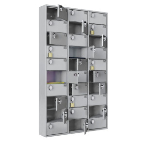 Armoire sécurisée pour téléphones portables - 3x10 - HARTMANN TRESORE - serrure cadenas