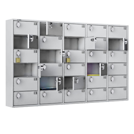 Armoire sécurisée pour téléphones portables - 5x6 - HARTMANN TRESORE - serrure cadenas