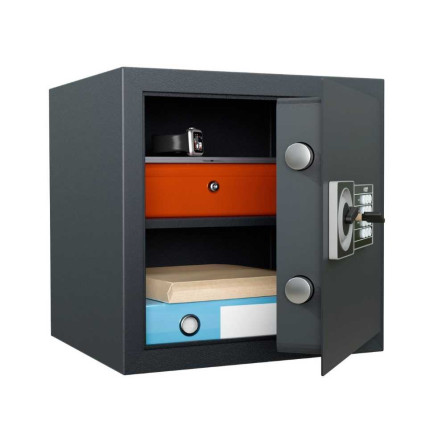 Coffre fort de sécurité HES 50 Serrure Electronique + clé d'ugence