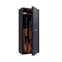 Armoire forte pour 10 ARMES WT5010N1 HARTMANN TRESORE - Serrure à CLES Hartmann Tresore coffre entrouvert avec armes
